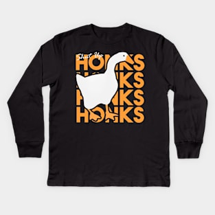 Shut Up Honk Kids Long Sleeve T-Shirt